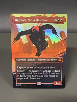 Raphael, Ninja Destroyer - 218 - MTG: Teenage Mutant Ninja Turtles - Foil - Image 1
