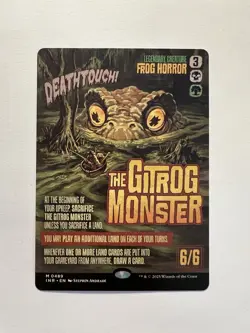 The Gitrog Monster - BORDERLESS - MTG Innistrad Remastered - NM - Image 1