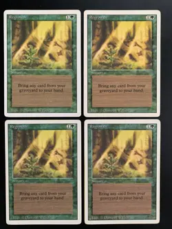 MTG - 4x Regrowth - Revised Edition - Magic The Gathering - Image 1