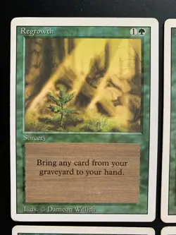 MTG - 4x Regrowth - Revised Edition - Magic The Gathering - Image 2
