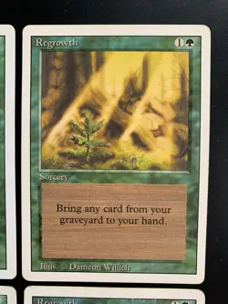 MTG - 4x Regrowth - Revised Edition - Magic The Gathering - Image 3