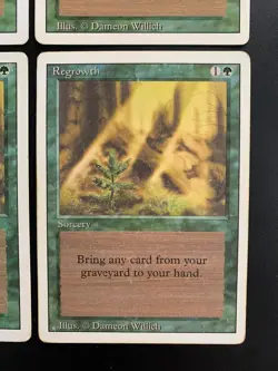 MTG - 4x Regrowth - Revised Edition - Magic The Gathering - Image 5