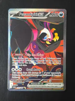 Pokemon TCG SV: Shrouded Fable Fezandipiti ex 092/064 Special Illustration Rare - Image 1