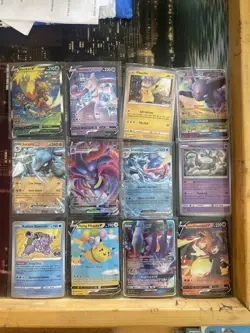 12 Pokemon Cards Lot Pikachu Mewtwo Charizard GX EX V VMAX Holo Rare Near Mint - Image 1