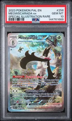 Pokemon TCG Meowscarada EX Paldea Evolved Special Illustration Rare PSA 10 - Image 2