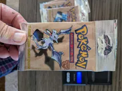 Heavy 21.5g Pokemon Fossil Booster Pack Sealed 1999 Wizards of the Coast English - Image 5