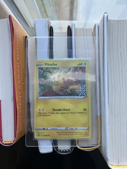 Pokemon TCG SWSH Promo Pikachu SWSH153 Holo Basic 60 HP Holiday Calendar 2022 - Image 1