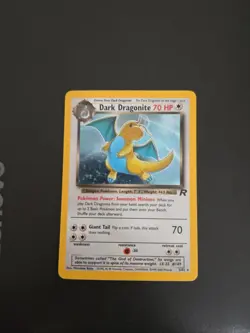 Pokemon TCG Dark Dragonite Team *Fart Holo!🌀 Rocket Holo Rare Unlimited 5/82 LP - Image 5