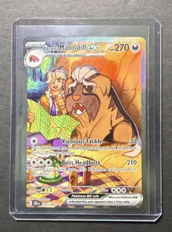 Arven's Mabosstiff ex SIR 235 Pokemon DRI Destined Rivals 2025 NM - Image 1