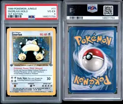 1999 Pokemon Jungle - Snorlax 11/64 - Holo - 1st Edition - PSA Graded: 4 - Image 3