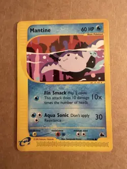 Mantine 77/144 Pokemon Skyridge Regular E Reader MP - Image 1