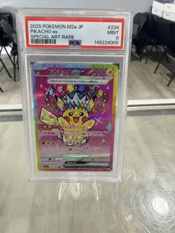 PSA 9 2025 Pokemon Japanese M2a Mega Dream ex #234 Pikachu ex SAR - Image 1