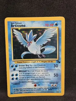 Vintage Pokemon TCG - Fossil - Articuno Holo 2/62 Holo: LP - Image 1