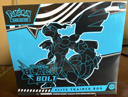 Pokemon TCG Scarlet & Violet – Black Bolt Elite Trainer Box ETB – New Sealed - Image 1