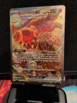 Tcg Pokemon Dachsbun ex 169/142 Sv07: Stellar Crown Holo. NM. - Image 2