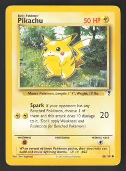 Pikachu 086/110 Pokemon Legendary Collection - Image 1