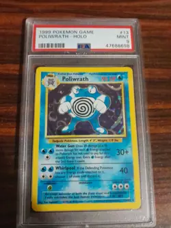 POLIWRATH 1999 POKEMON GAME - HOLO PSA9 - Image 1
