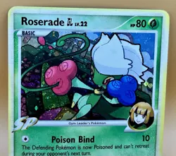 Roserade GL 12/111 – Rising Rivals (Swirl Cosmos Holo) - LP - 2009 Pokemon TCG - Image 2