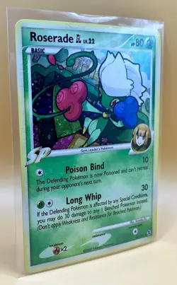 Roserade GL 12/111 – Rising Rivals (Swirl Cosmos Holo) - LP - 2009 Pokemon TCG - Image 5