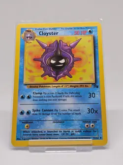 Pokemon TCG Cloyster 32/62 Unlimited Fossil Uncommon WOTC - Image 1