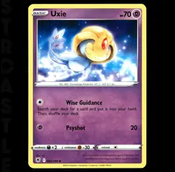 Uxie 065/189 Swsh10: Astral Radiance - Common Pokémon Card TCG - Image 1
