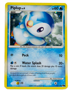 Piplup Lv.9 Pokemon POP Series 6 15/17 Holo MP - Image 1