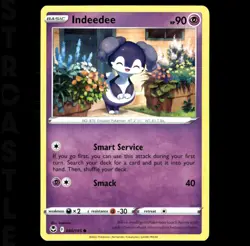 Indeedee - 086/195 Silver Tempest - Common - Pokémon Card TCG - Image 1