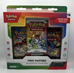 Pokemon TCG First Partner Illustration Collection Series 1 New Sealed - Image 1