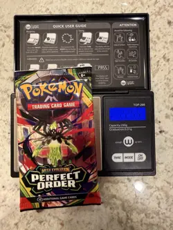 VERY HEAVY!! (22.55g) Pokemon Perfect Order – Factory Sealed Booster Pack! - Image 1