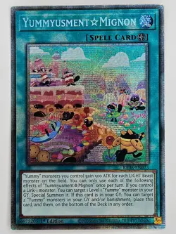 YuGiOh Rarity V 5 RA05-EN073 Yummyusment Mignon Starlight Rare - Image 1