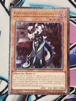 Chamber Dragonmaid OP28-EN002 Ultimate Rare YUGIOH - Image 1