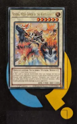 INFO-EN038 Silvera, Wolf Tamer of the White Forest Ultra Rare 1st Ed YuGiOh - Image 1