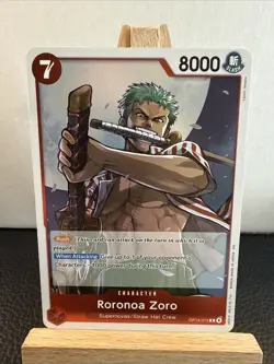 Roronoa Zoro Foil One Piece The Azure Sea's Seven OP14-015 Rare - Image 1