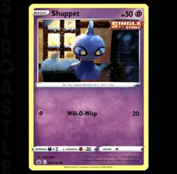 Shuppet - 062/198 Chilling Reign - Common Pokémon Card TCG - Image 1