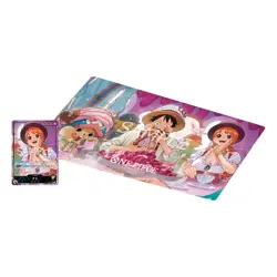 ONE PIECE Card Game Official Playmat Whole Cake Island Arc w/ Nami Promo Leader - Image 3