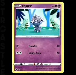 Espurr 081/195 Sword & Shield Silver Tempest  - Common - Pokémon Card TCG - Image 1