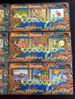 Pokemon Japanese Southern Islands Complete Set Sealed 18 Cards Rainbow/Tropical - Image 3