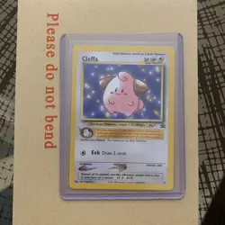 Cleffa Black Star Promo Pokemon League Card 31 - Near Mint/Mint (fast dispatch) - Image 1