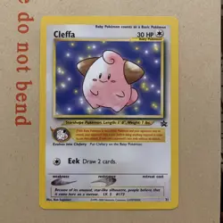 Cleffa Black Star Promo Pokemon League Card 31 - Near Mint/Mint (fast dispatch) - Image 2