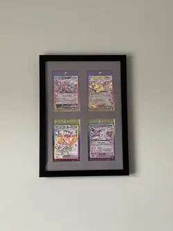 pokemon card Collection display frame With Slab For Your Rare Cards A4 4 Slabs - Image 3