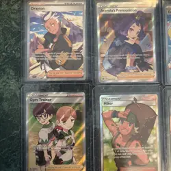 LOT OF 6: Pokemon TCG Full Art Trainer Cards Near Mint + - Image 1