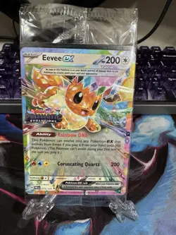 Pokemon Eevee ex Promo Holo EX Prismatic Evolutions Card 075/131 - Image 1
