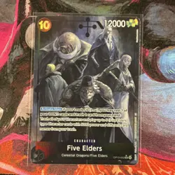 Bandai One Piece CCG Five Elders OP13-082 Alt Art Foil Super Rare 12000 Card - Image 1