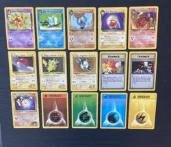 Vintage 1999 Pokemon Cards Collection Bundle x15 - Image 1