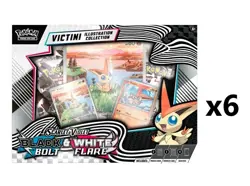 Pokemon Trading Card Unova Victini Illustration Collection set of 6 boxes - Image 1