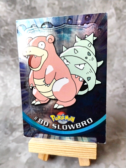 Slowbro - Foil - Vintage 1999 1st Edition / Blue Logo / Label Topps Pokemon Card - Image 1