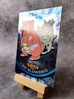 Slowbro - Foil - Vintage 1999 1st Edition / Blue Logo / Label Topps Pokemon Card - Image 2