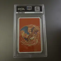 2004 POKEMON FIRERED VERSION PLAYING CARDS QUEEN OF DIAMONDS LAPRAS PSA 9 - Image 2