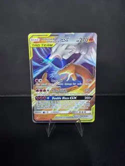 Pokemon TCG Reshiram & Charizard GX 20/214 Unbroken Bonds Holo Card NM/MINT - Image 1