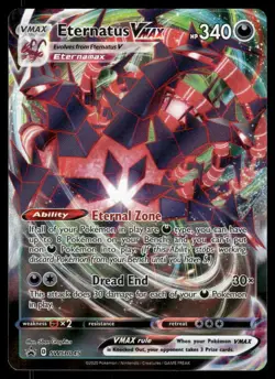 Pokemon Cards Eternatus VMAX SWSH045 Sword & Shield Promo Holo Promo NM - Image 1